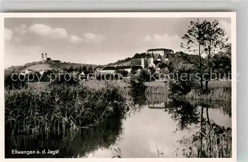 AK / Ansichtskarte Ellwangen Jagst Wallfahrtskirche Schoenenberg Schloss Stiftskirche  Kat. Ellwangen (Jagst)