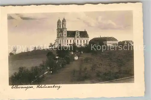 AK / Ansichtskarte Ellwangen Jagst Wallfahrtskirche Schoenenberg  Kat. Ellwangen (Jagst)