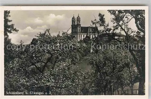 AK / Ansichtskarte Ellwangen Jagst Wallfahrtskirche Schoenenberg  Kat. Ellwangen (Jagst)