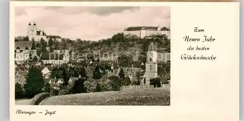 AK / Ansichtskarte Ellwangen Jagst Schloss Kirche Kat. Ellwangen (Jagst)