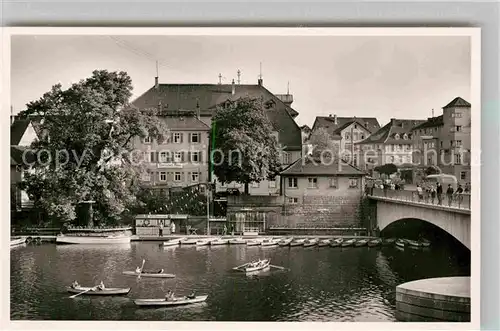 AK / Ansichtskarte Tuebingen Neckarpartie Kat. Tuebingen