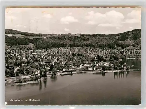 AK / Ansichtskarte Ludwigshafen Bodensee Fliegeraufnahme Kat. Bodman Ludwigshafen