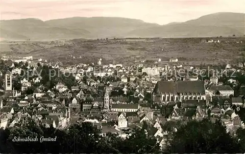 AK / Ansichtskarte Schwaebisch Gmuend Panorama Kat. Schwaebisch Gmuend