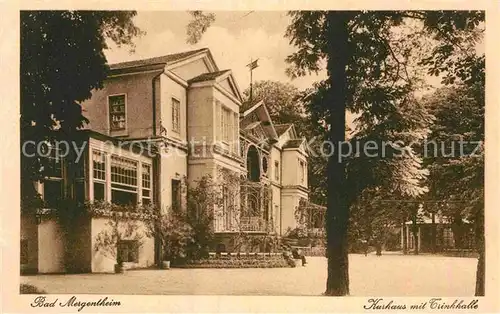 AK / Ansichtskarte Mergentheim Bad Kurhaus Trinkhalle Kat. Bad Mergentheim