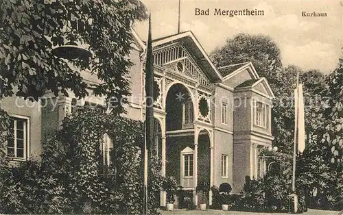 AK / Ansichtskarte Mergentheim Bad Kurhaus Kat. Bad Mergentheim