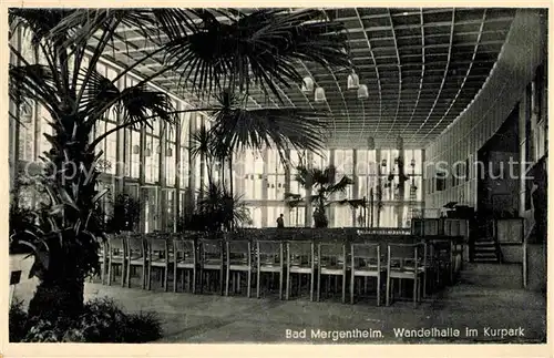 AK / Ansichtskarte Mergentheim Bad Wandelhalle Kurpark Kat. Bad Mergentheim