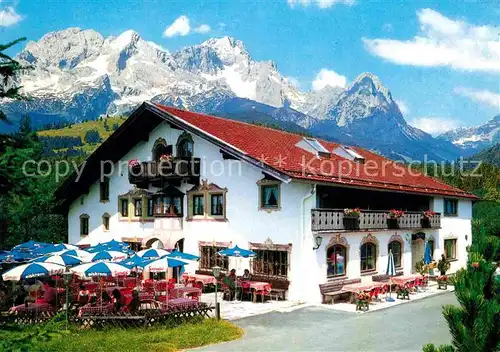 AK / Ansichtskarte Mittenwald Bayern Hotel Toni Hof  Kat. Mittenwald