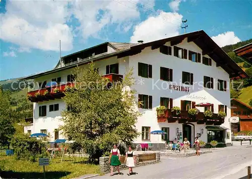 AK / Ansichtskarte Saalbach Hinterglemm Gasthof Unterwirt  Kat. Saalbach Hinterglemm