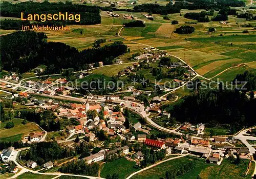 AK / Ansichtskarte Langschlag Fliegeraufnahme Kat. Langschlag