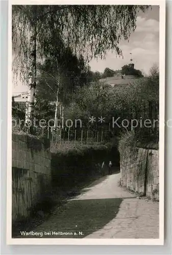 AK / Ansichtskarte Heilbronn Neckar Wartberg Gaststaette Kat. Heilbronn