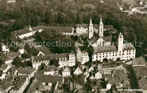 AK / Ansichtskarte Mergentheim Bad Fliegeraufnahme Schloss Kat. Bad Mergentheim