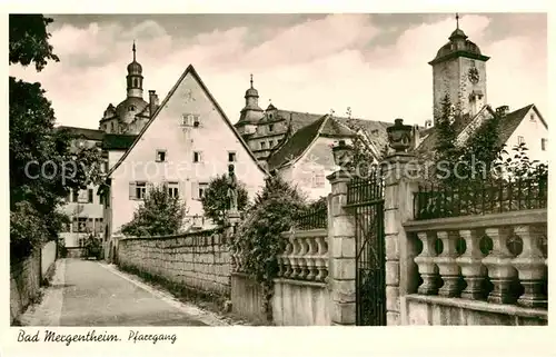 AK / Ansichtskarte Mergentheim Bad Pfarrgang Kat. Bad Mergentheim