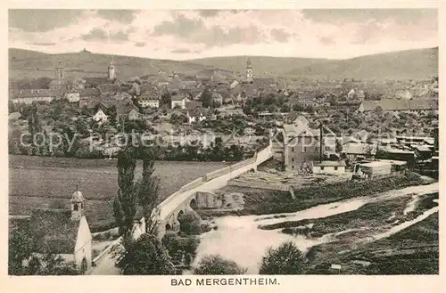 AK / Ansichtskarte Mergentheim Bad Panorama Kat. Bad Mergentheim