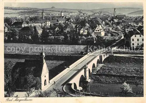 AK / Ansichtskarte Mergentheim Bad Luftaufnahme Wolfgangsbruecke Wolfgangskapelle Kat. Bad Mergentheim