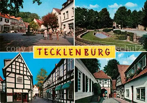 AK / Ansichtskarte Tecklenburg Fachwerk Ruinen Kat. Tecklenburg