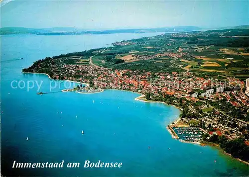 AK / Ansichtskarte Immenstaad Bodensee Fliegeraufnahme Kat. Immenstaad am Bodensee