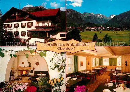 AK / Ansichtskarte Oberstdorf Christliches Freizeitheim Bibelheim Alpenblick Kat. Oberstdorf