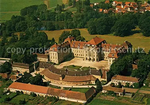 AK / Ansichtskarte Pommersfelden Schloss Weissenstein 18. Jhdt. Fliegeraufnahme Kat. Pommersfelden