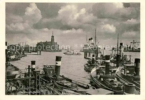 AK / Ansichtskarte Hamburg Hafen Kat. Hamburg