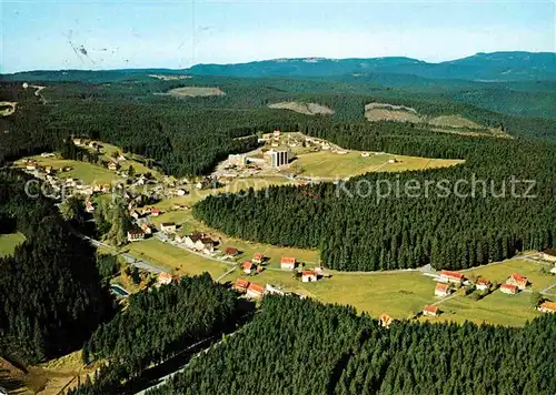 AK / Ansichtskarte Kniebis Freudenstadt Hoehenluftkurort Wintersportplatz im Schwarzwald Fliegeraufnahme Kat. Freudenstadt