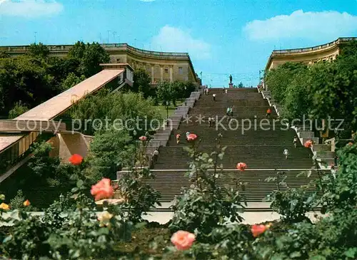 AK / Ansichtskarte Odessa Ukraine Potyomkinskaya staircase 