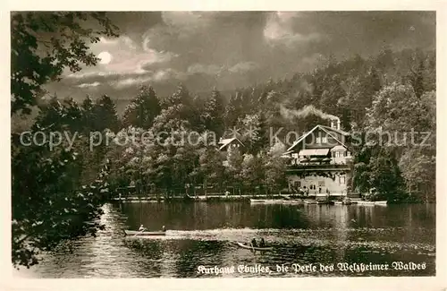 AK / Ansichtskarte Ebnisee Kurhaus Ebnisee im Welzheimer Wald