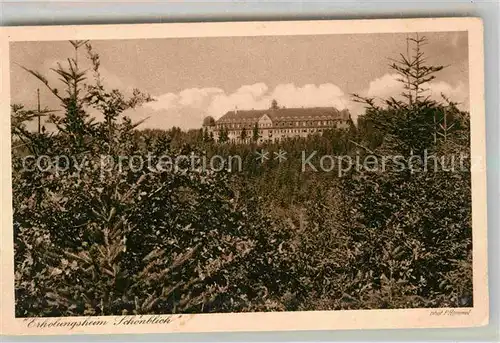 AK / Ansichtskarte Schwaebisch Gmuend Erholungsheim Schoenblick Kat. Schwaebisch Gmuend