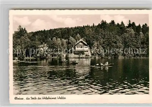 AK / Ansichtskarte Ebnisee Hotel Ebnisee im Welzheimer Wald