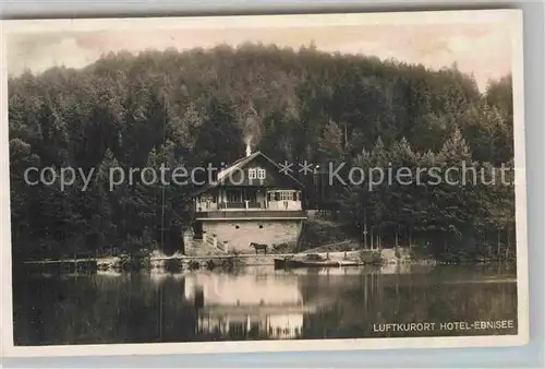 AK / Ansichtskarte Ebnisee Hotel Ebnisee im Welzheimer Wald