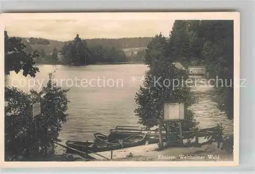 AK / Ansichtskarte Ebnisee im Welzheimer Wald