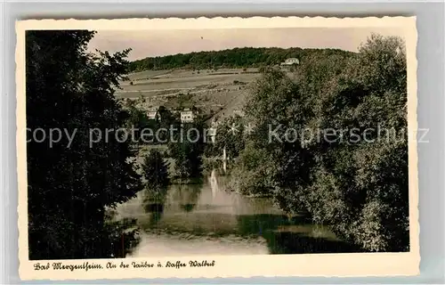 AK / Ansichtskarte Mergentheim Bad Tauber Kaffee Waldeck Kat. Bad Mergentheim