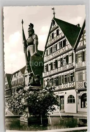 AK / Ansichtskarte Mergentheim Bad Milchlingsbrunnen Hotel zum Strau0en Kat. Bad Mergentheim