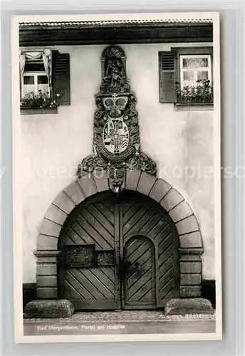 AK / Ansichtskarte Mergentheim Bad Portal Schlosshof Kat. Bad Mergentheim