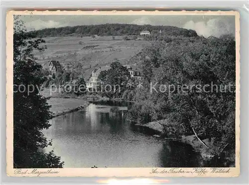 AK / Ansichtskarte Mergentheim Bad Tauber Kaffee Waldeck Kat. Bad Mergentheim