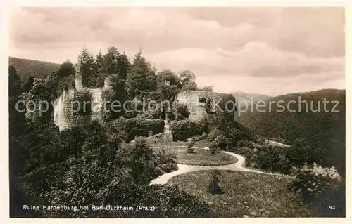 AK / Ansichtskarte Bad Duerkheim Burgruine Hardenburg Kat. Bad Duerkheim