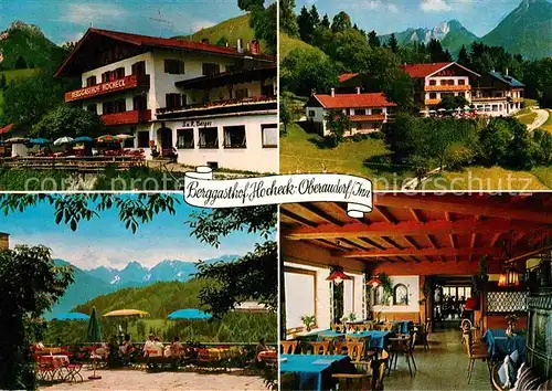 AK / Ansichtskarte Oberaudorf Berggasthof Hocheck  Kat. Oberaudorf