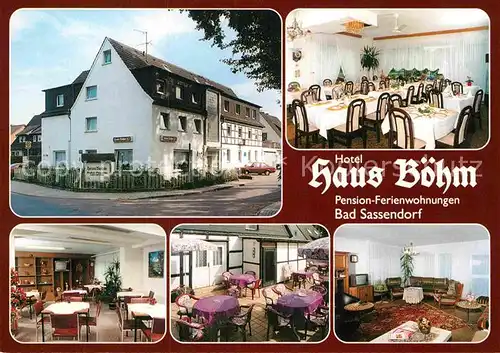 AK / Ansichtskarte Bad Sassendorf Hotel Haus Boehm  Kat. Bad Sassendorf