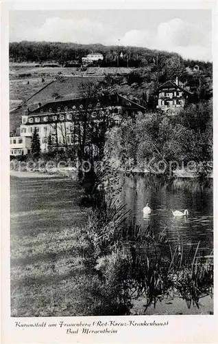 AK / Ansichtskarte Bad Mergentheim Kuranstalt am Frauenberg Kat. Bad Mergentheim