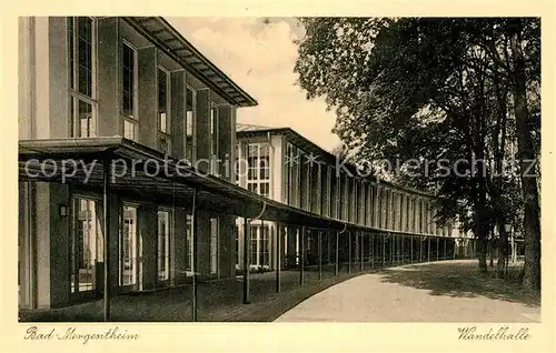 AK / Ansichtskarte Bad Mergentheim Wandelhalle Kat. Bad Mergentheim