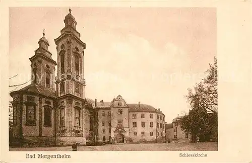 AK / Ansichtskarte Bad Mergentheim Schlosskirche Kat. Bad Mergentheim