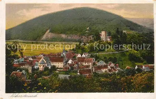 AK / Ansichtskarte Neckarsteinach Panorama mit Vorderburg Kat. Neckarsteinach