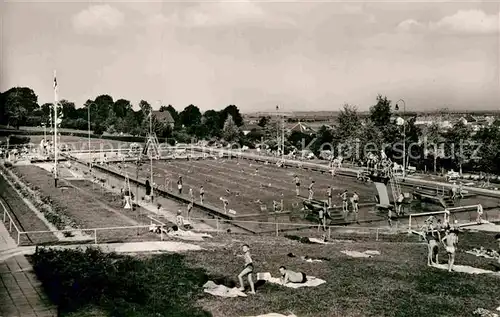 AK / Ansichtskarte Gruenstadt Schwimmbad Kat. Gruenstadt