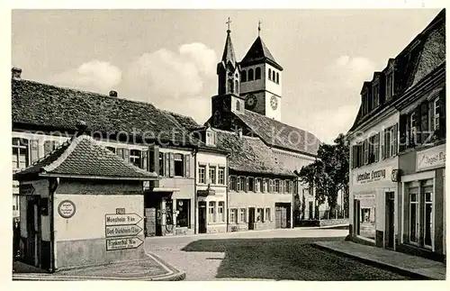 AK / Ansichtskarte Gruenstadt Vorstadt Kirche Kat. Gruenstadt