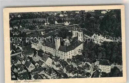 AK / Ansichtskarte Mergentheim Bad Fliegeraufnahme Schloss Kat. Bad Mergentheim