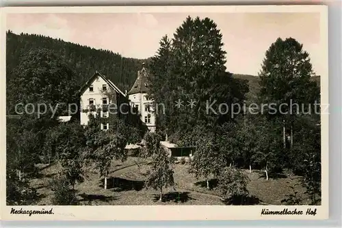 AK / Ansichtskarte Neckargemuend Kuemmelbacherhof  Kat. Neckargemuend