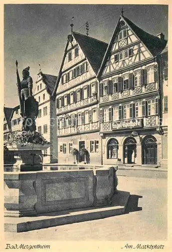 AK / Ansichtskarte Bad Mergentheim Marktplatz Kat. Bad Mergentheim