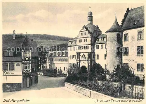 AK / Ansichtskarte Bad Mergentheim Hoch  und Deutschmeisterschloss Kat. Bad Mergentheim