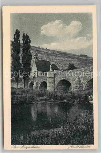 AK / Ansichtskarte Bad Mergentheim Sankt Wolfgangskapelle Bruecke  Kat. Bad Mergentheim