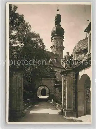 AK / Ansichtskarte Weikersheim Schloss Tor Bruecke Kat. Weikersheim