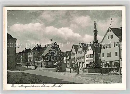 AK / Ansichtskarte Bad Mergentheim Oberer Markt Kat. Bad Mergentheim